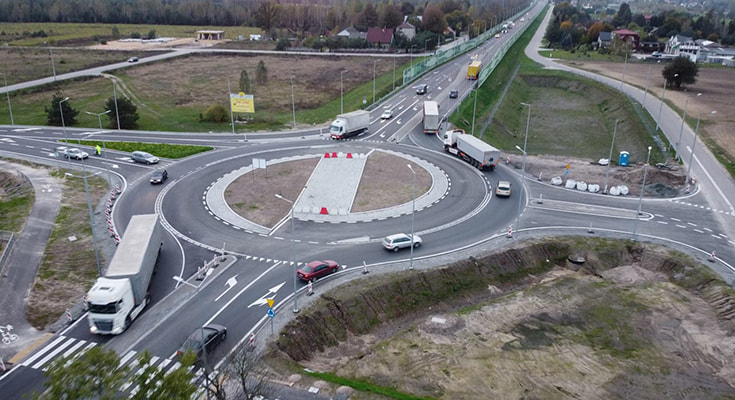 Ronda turbinowe na skrzyżowaniach drogi krajowej A2 z ulicą Terebelską oraz Aleją Solidarności w Białej Podlaskiej oficjalnie odebrane