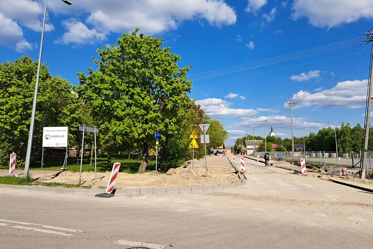 Przebudowa ulic Rynek i Spółdzielczej w miejscowości Kodeń